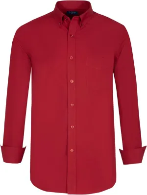 Year In Year Out Water and Stain Shield Dress Shirts for Men Button Down Long Sleeve Shirts for Men(Big and Tall Available)