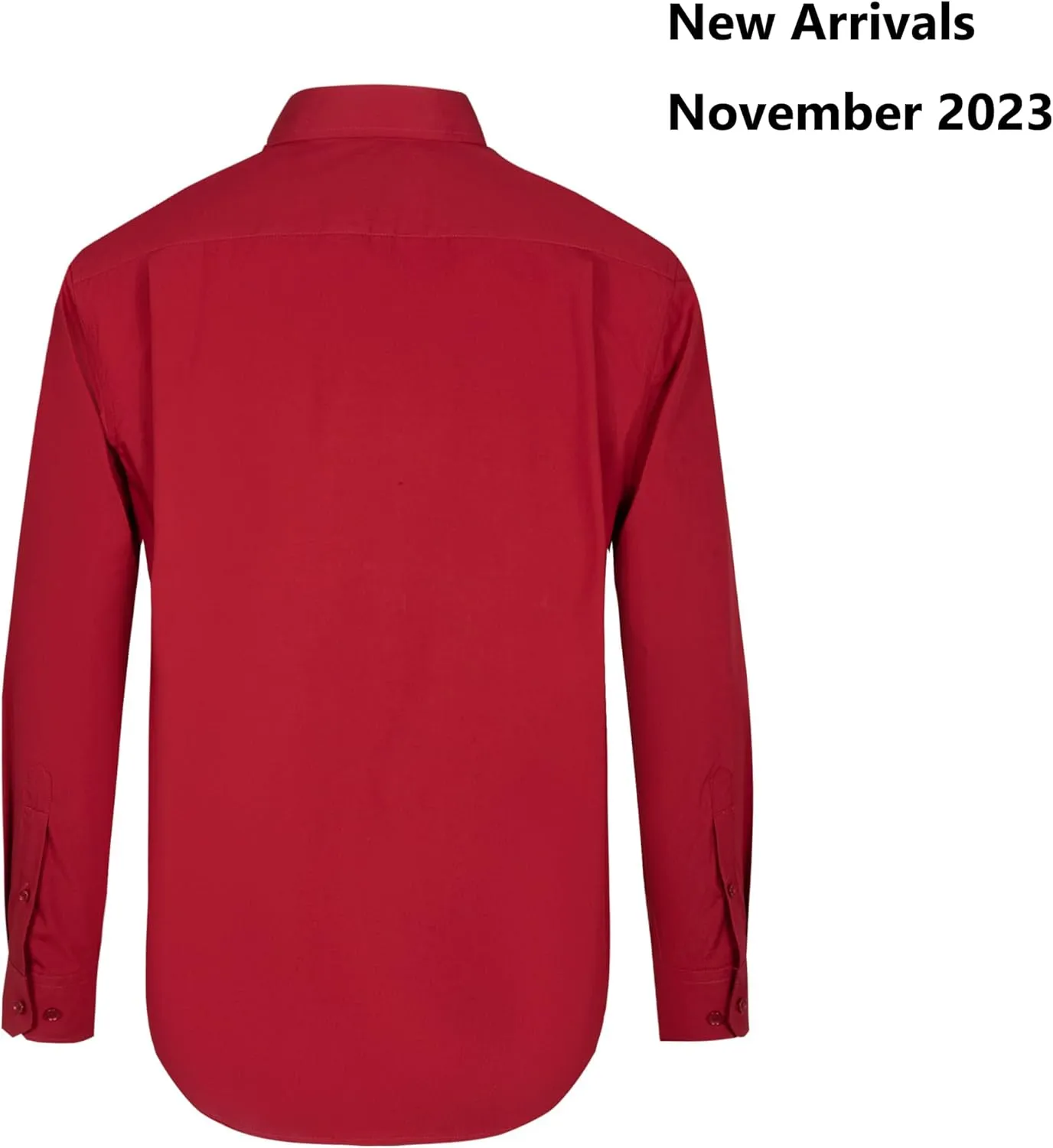 Year In Year Out Water and Stain Shield Dress Shirts for Men Button Down Long Sleeve Shirts for Men(Big and Tall Available)