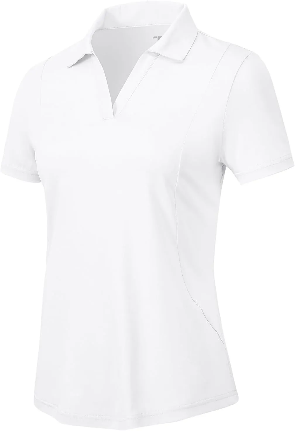 YSENTO Womens Golf Apparel Shirts Clothes V-Neck Tops Collared UPF 50  Dry Fit Short Sleeve Tennis Polo Shirts